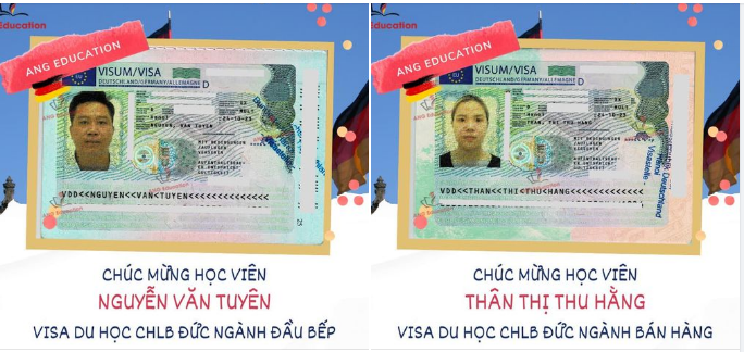 Visa về tay bay ngay sang Đức