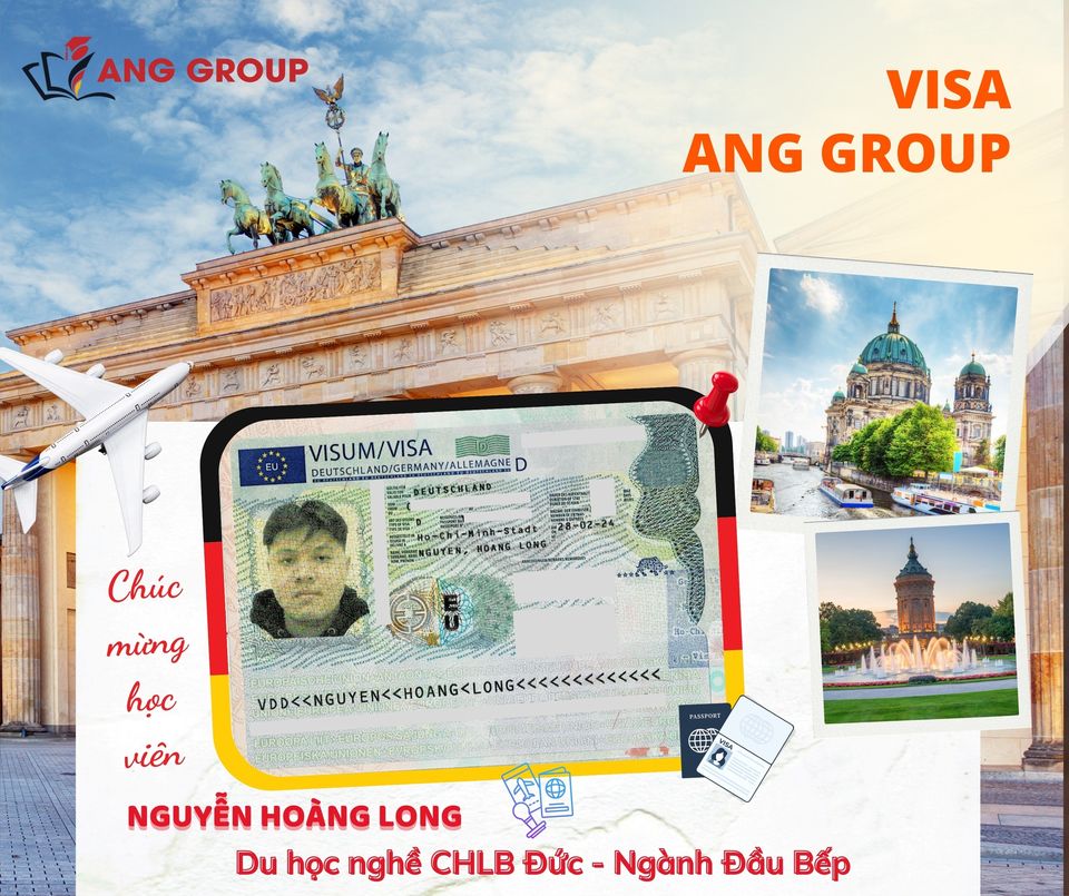 Chúc mừng học viên Hoàng Long nhận visa du học Đức ngành đầu bếp